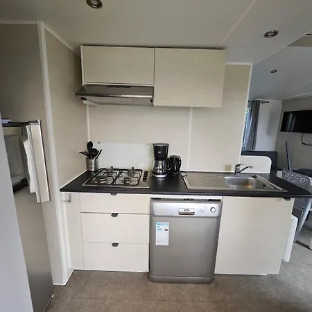 Mobil-home Premium 3ch 6 Pers Les Dunes A 캠프장 또헤이으